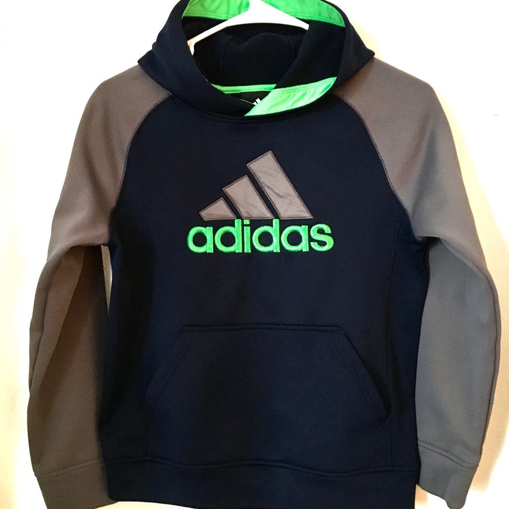 Adidas Pullover Hoodie Boys Size 10-12
